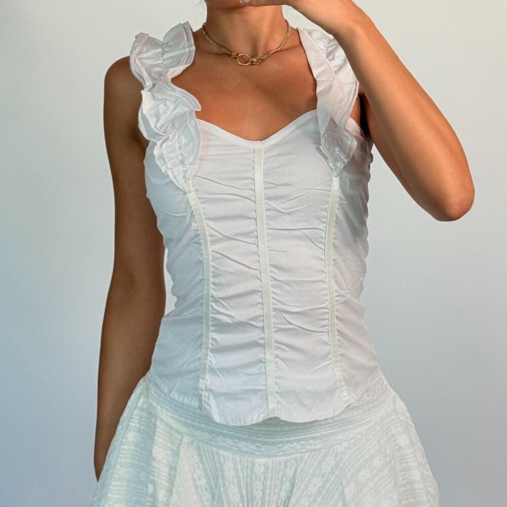 White Tank Top - Picture 2 of 6
